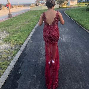 Only worn once prom dress